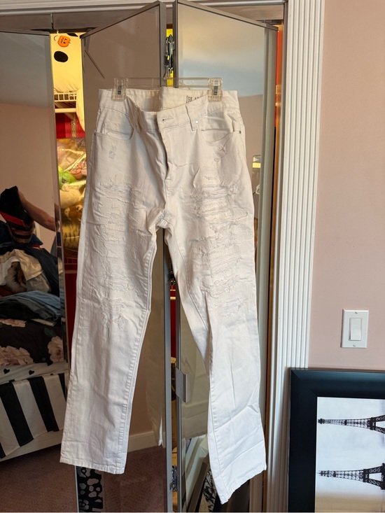 Blank NYC Denim - Blank NYC White Ripped Jeans